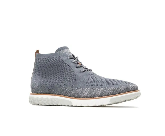 Hush Puppies Boots Men Expert Chukka Knit Dark Grey Multi Knit