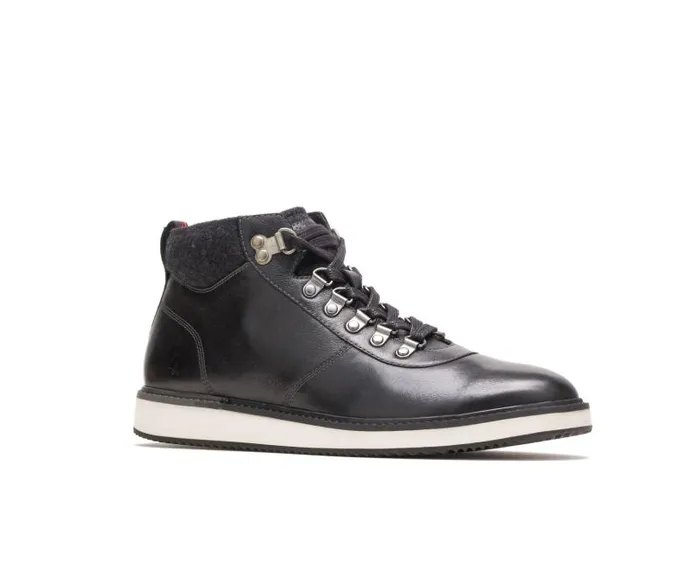 Hush Puppies Boots Men Heath Hiker Boot Black Leather Hush Puppies Boots Men Heath Hiker Boot Black Leather