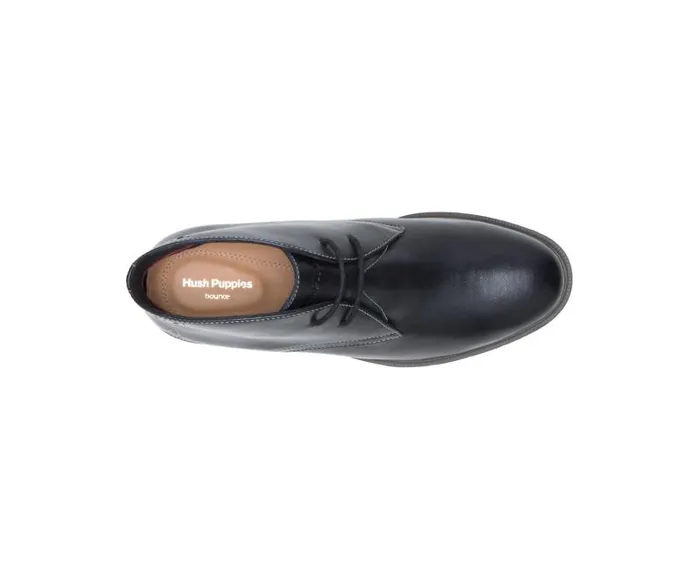 Hush Puppies Boots Women Bailey Chukka Boot Black Leather Hush Puppies Boots Women Bailey Chukka Boot Black Leather