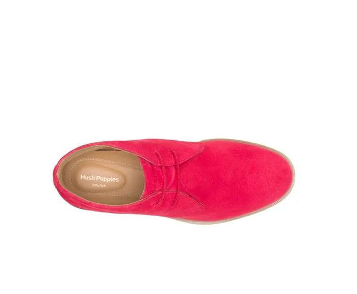 Hush Puppies Boots Women Bailey Chukka Boot Fire Red Suede Hush Puppies Boots Women Bailey Chukka Boot Fire Red Suede
