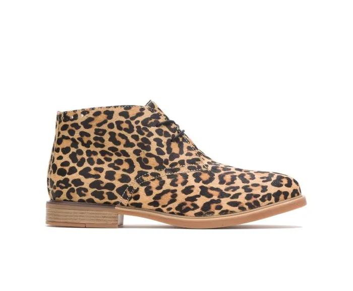 Hush Puppies Boots Women Bailey Chukka Boot Leopard Calf Hair
