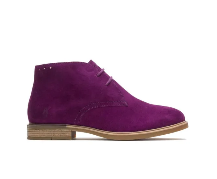 Hush Puppies Boots Women Bailey Chukka Boot Sweet Plum Suede