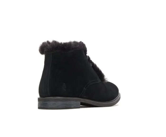 Hush Puppies Boots Women Bailey Fur Chukka Black Suede Hush Puppies Boots Women Bailey Fur Chukka Black Suede