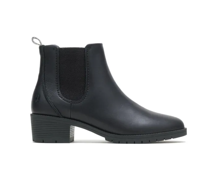 Hush Puppies Boots Women Hadley Chelsea Boot Black Leather