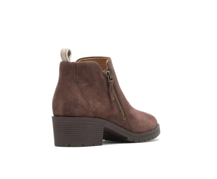Hush Puppies Boots Women Hadley Side Zip Boot Dark Brown Suede Hush Puppies Boots Women Hadley Side Zip Boot Dark Brown Suede