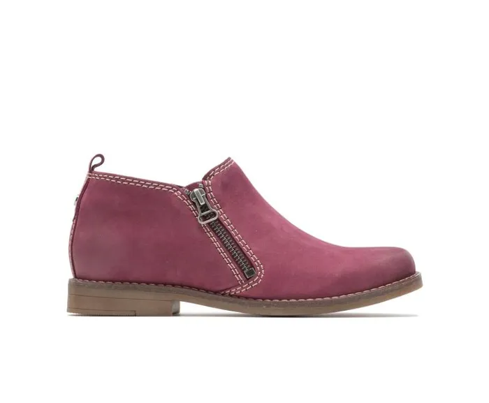 Hush Puppies Boots Women Mazin Cayto Dark Wine Nubuck