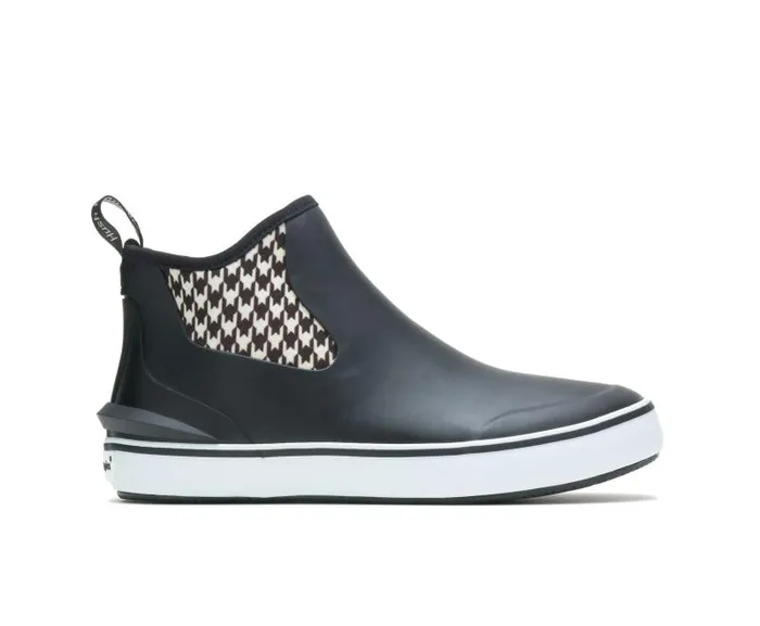 Hush Puppies Boots Women Rain Sneaker Blackhoundstooth
