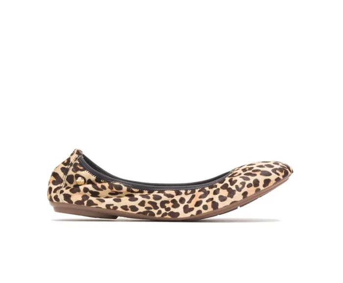 Hush Puppies Flats and SlipOns Women Chaste Ballet Leopard Calf Hair