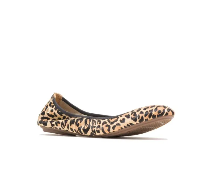 Hush Puppies Flats and SlipOns Women Chaste Ballet Leopard Calf Hair Hush Puppies Flats and SlipOns Women Chaste Ballet Leopard Calf Hair