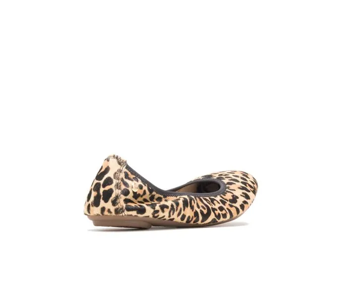 Hush Puppies Flats and SlipOns Women Chaste Ballet Leopard Calf Hair Hush Puppies Flats and SlipOns Women Chaste Ballet Leopard Calf Hair
