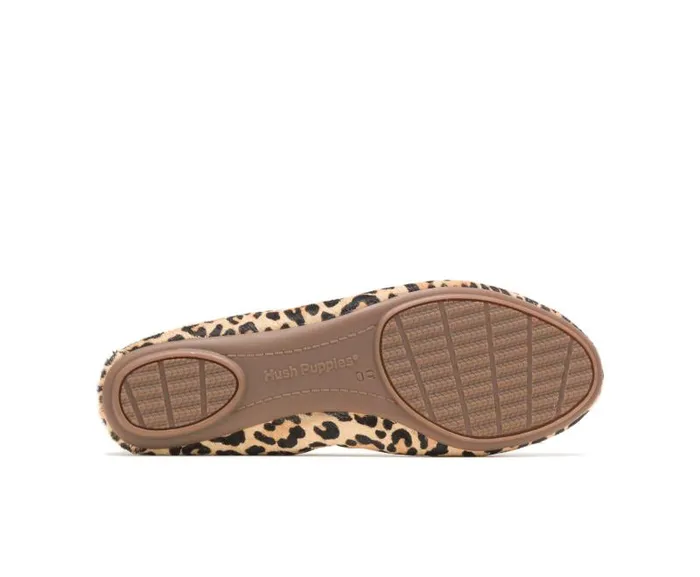 Hush Puppies Flats and SlipOns Women Chaste Ballet Leopard Calf Hair Hush Puppies Flats and SlipOns Women Chaste Ballet Leopard Calf Hair
