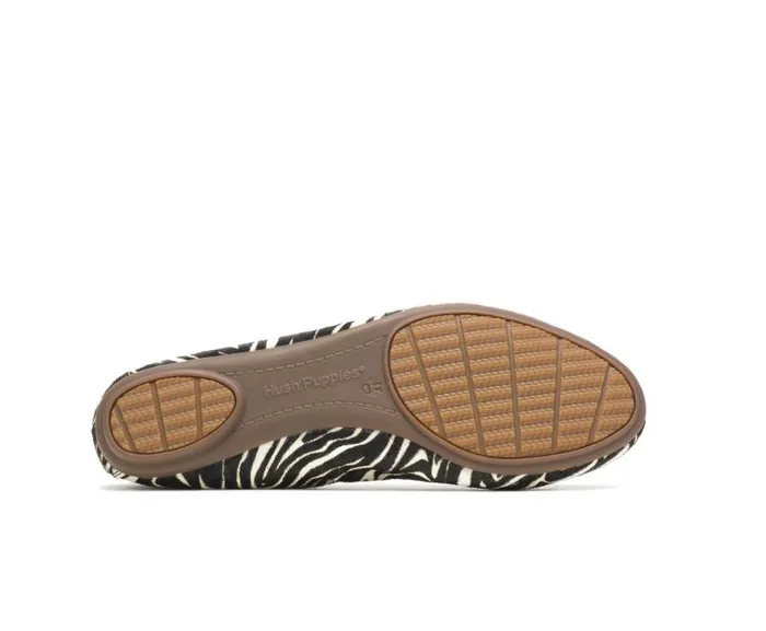 Hush Puppies Flats and SlipOns Women Chaste Ballet Zebra Calf Hair Hush Puppies Flats and SlipOns Women Chaste Ballet Zebra Calf Hair