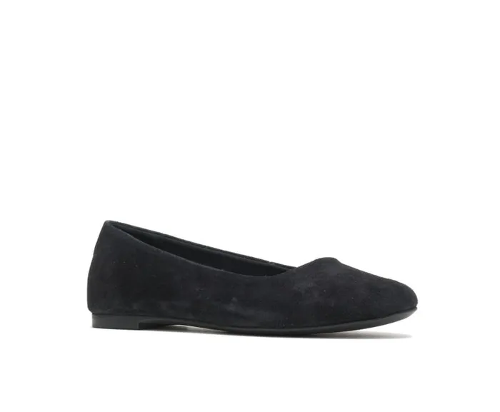 Hush Puppies Flats and SlipOns Women Kendal Ballet Perfect Fit Black Suede Hush Puppies Flats and SlipOns Women Kendal Ballet Perfect Fit Black Suede