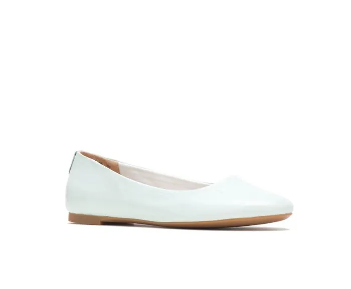 Hush Puppies Flats and SlipOns Women Kendal Ballet Perfect Fit Pale Blue Leather Hush Puppies Flats and SlipOns Women Kendal Ballet Perfect Fit Pale Blue Leather