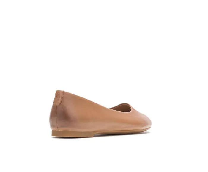 Hush Puppies Flats and SlipOns Women Kendal Ballet Perfect Fit Tan Leather