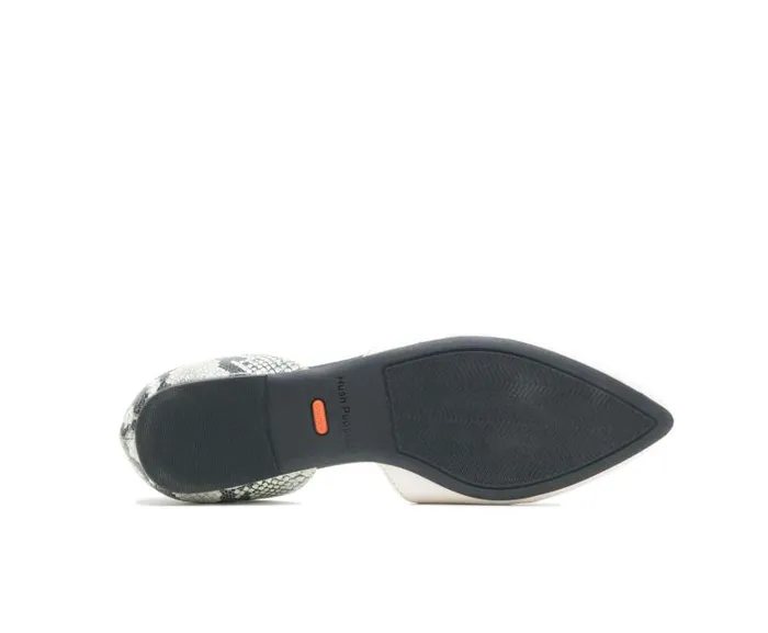 Hush Puppies Flats and SlipOns Women Sadie D039Orsay Ivorysnake Leather