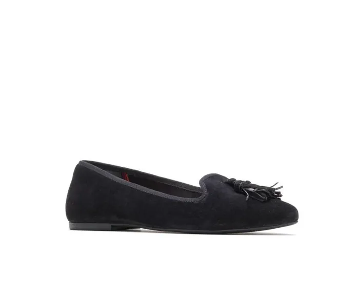 Hush Puppies Flats and SlipOns Women Sadie Tassel SlipOn Black Suede Hush Puppies Flats and SlipOns Women Sadie Tassel SlipOn Black Suede