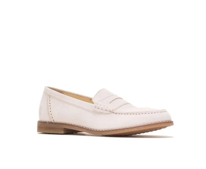 Hush Puppies Flats and SlipOns Women Wren Loafer Pale Pink Suede