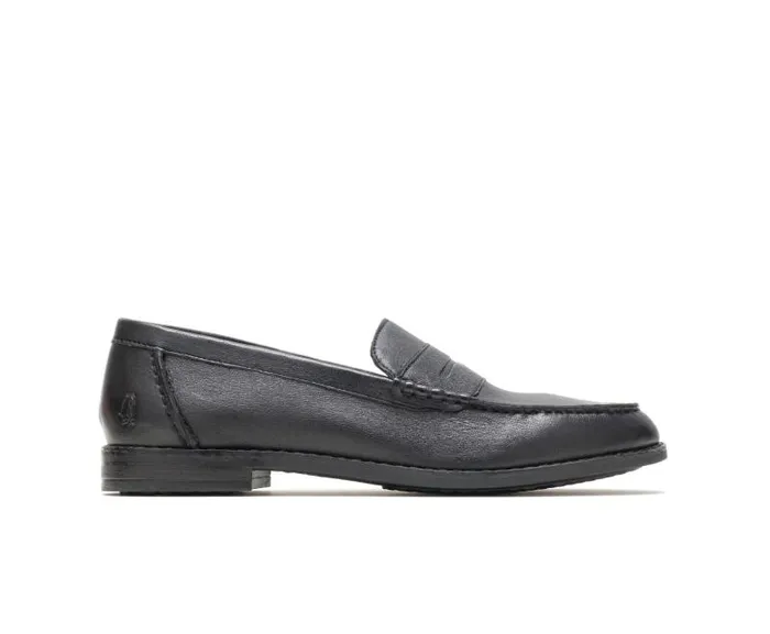 Hush Puppies Loafers Women Wren Loafer Perfect Fit Black Leather