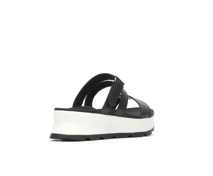Hush Puppies Sandals Women Andi Slide Black Leather Hush Puppies Sandals Women Andi Slide Black Leather