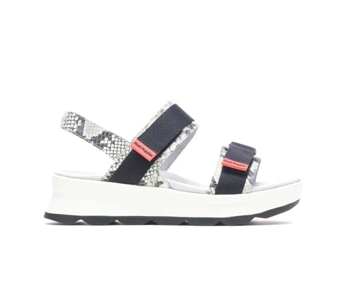 Hush Puppies Sandals Women Andi Slingback Sandal Snake Leatherblack