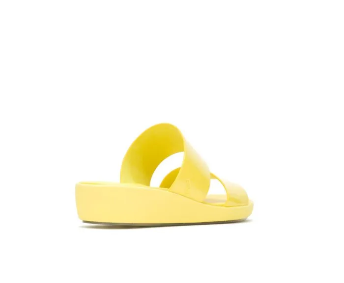 Hush Puppies Sandals Women Brite Jells Slide Sun Yellow