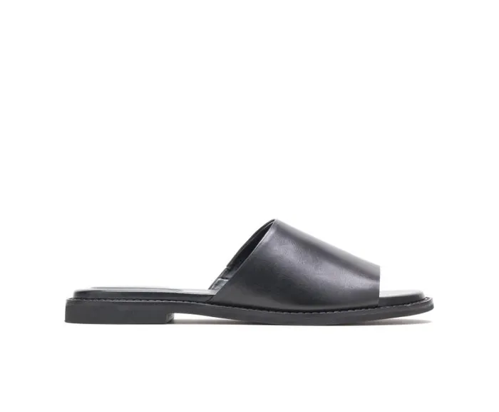 Hush Puppies Sandals Women Lexi Slide Black Leather