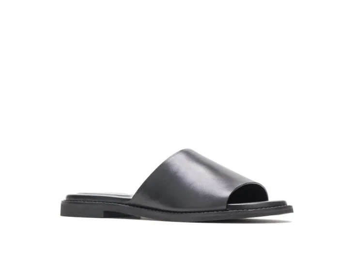 Hush Puppies Sandals Women Lexi Slide Black Leather