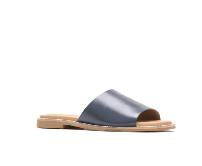 Hush Puppies Sandals Women Lexi Slide Navy Leather