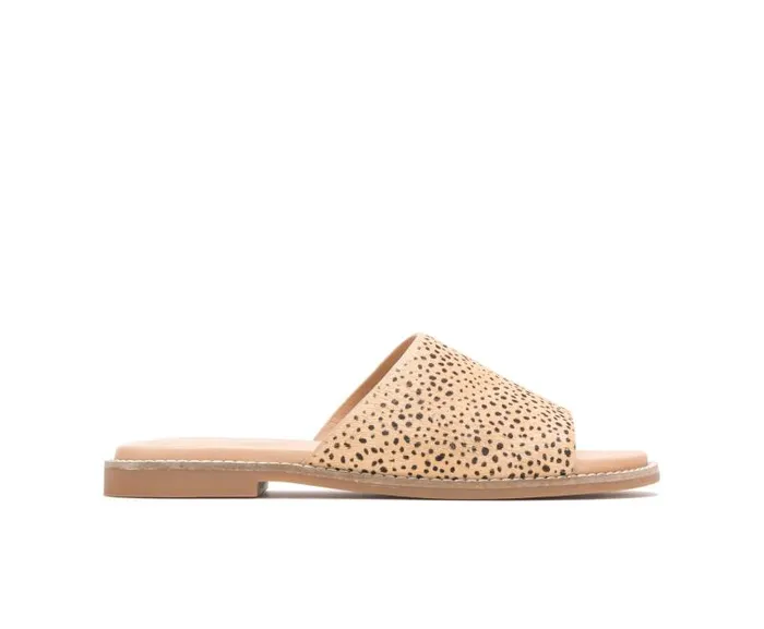 Hush Puppies Sandals Women Lexi Slide Spotted Calf Hair