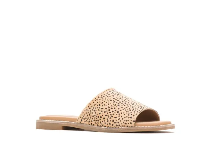 Hush Puppies Sandals Women Lexi Slide Spotted Calf Hair