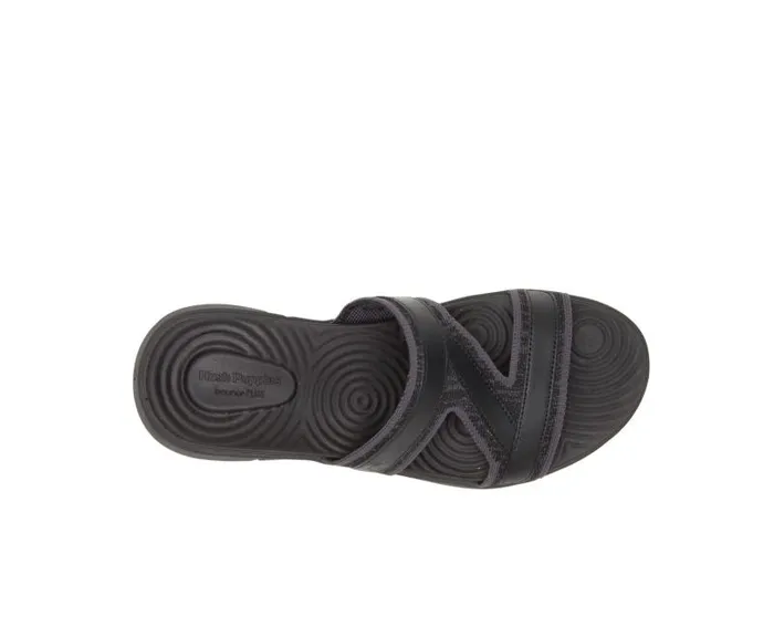 Hush Puppies Sandals Women Willa Knit Slide Black Knit