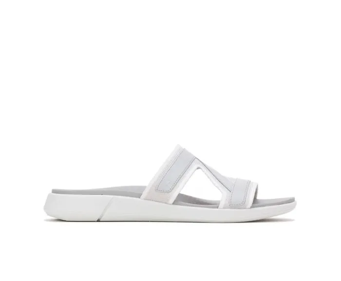 Hush Puppies Sandals Women Willa Knit Slide Vapor Grey Knit