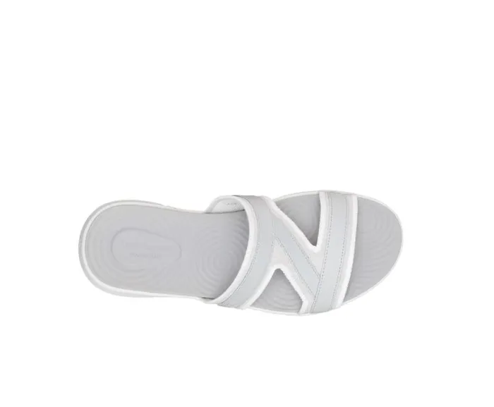 Hush Puppies Sandals Women Willa Knit Slide Vapor Grey Knit