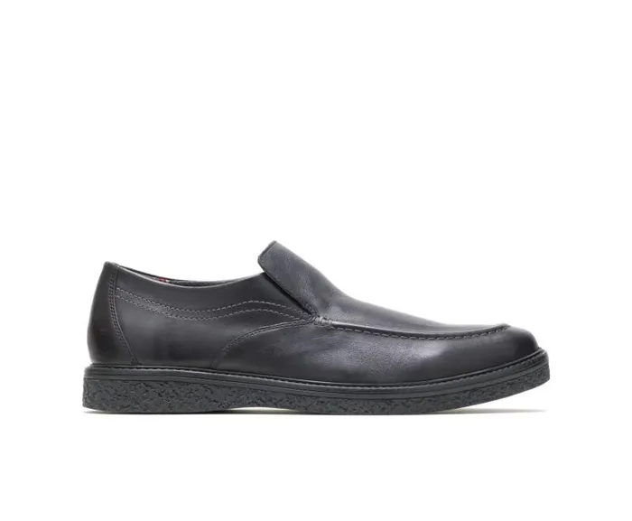 Hush Puppies SlipOns Men Jaden Mt SlipOn Black Leather