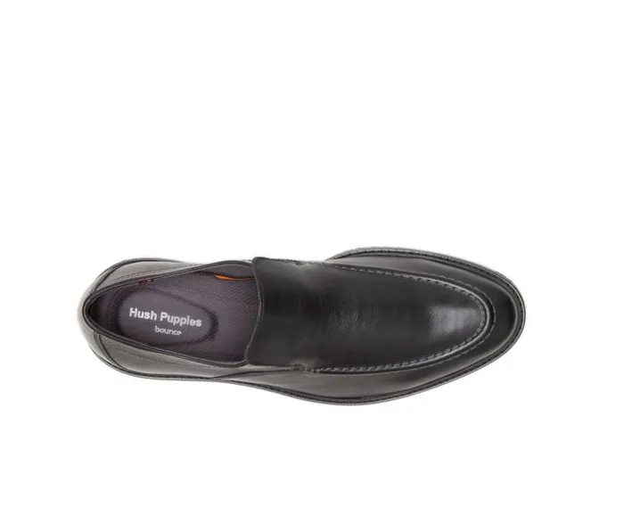 Hush Puppies SlipOns Men Jaden Mt SlipOn Black Leather Hush Puppies SlipOns Men Jaden Mt SlipOn Black Leather