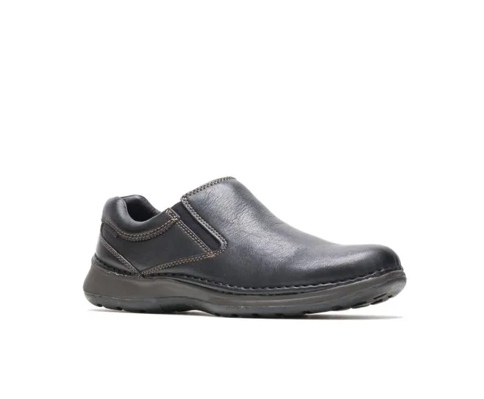 Hush Puppies SlipOns Men Lunar Ii Black Leather Hush Puppies SlipOns Men Lunar Ii Black Leather