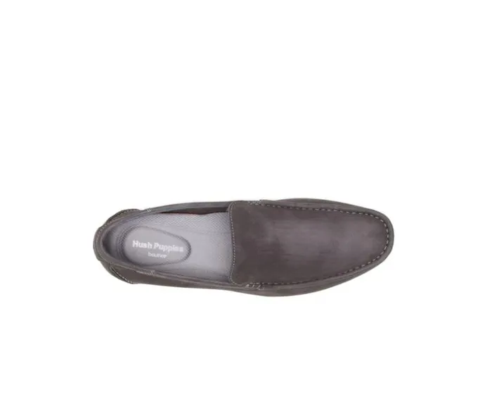 Hush Puppies SlipOns Men Shane Venetian Frost Gray Nubuck