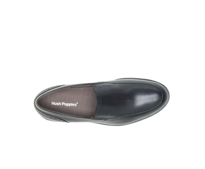 Hush Puppies SlipOns Men Shepsky SlipOn Black Leather Hush Puppies SlipOns Men Shepsky SlipOn Black Leather