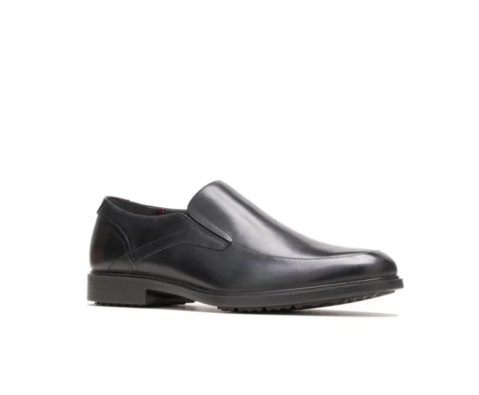 Hush Puppies SlipOns Men Turner Mt SlipOn Black Wp Leather Hush Puppies SlipOns Men Turner Mt SlipOn Black Wp Leather