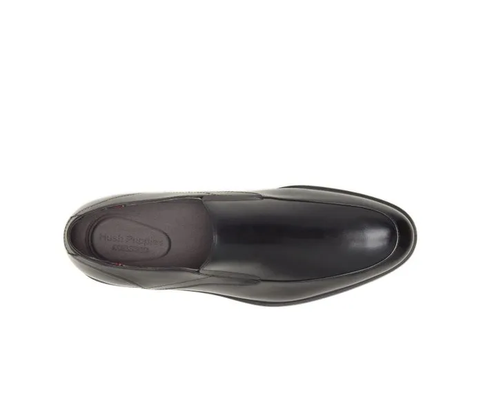 Hush Puppies SlipOns Men Turner Mt SlipOn Black Wp Leather Hush Puppies SlipOns Men Turner Mt SlipOn Black Wp Leather
