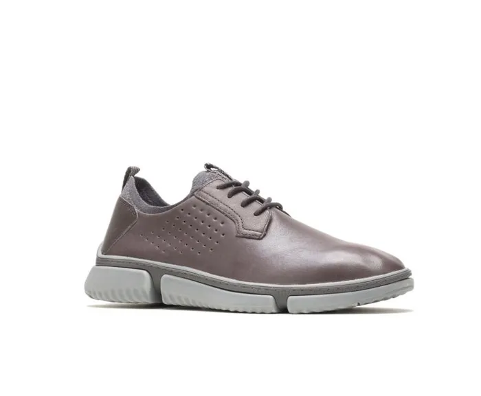 Hush Puppies Sneakers Men Bennet Plain Toe Oxford Dark Grey Leather Hush Puppies Sneakers Men Bennet Plain Toe Oxford Dark Grey Leather