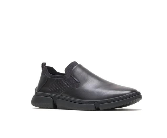 Hush Puppies Sneakers Men Bennet Plain Toe SlipOn Black Leather Hush Puppies Sneakers Men Bennet Plain Toe SlipOn Black Leather