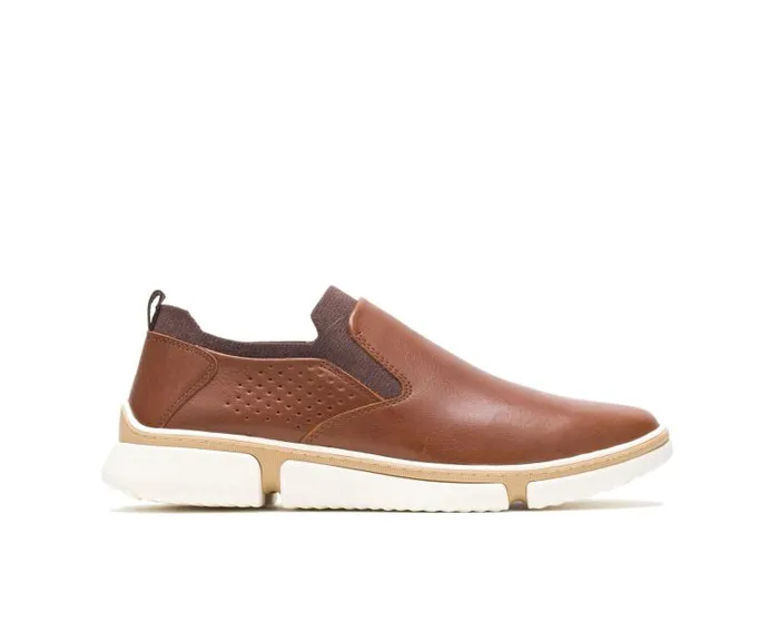 Hush Puppies Sneakers Men Bennet Plain Toe SlipOn Cognac Leather
