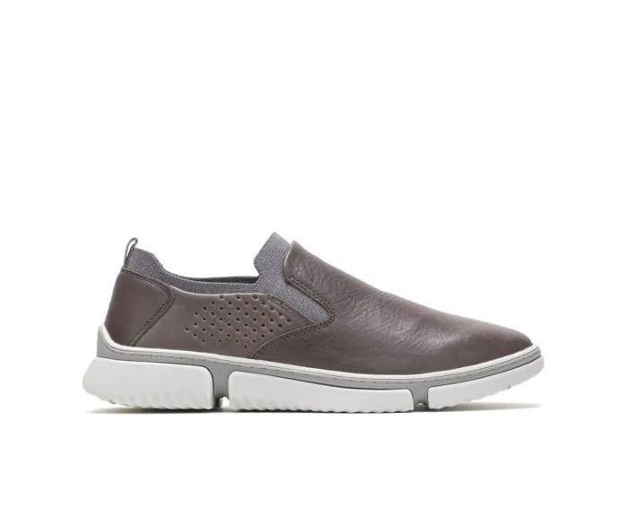Hush Puppies Sneakers Men Bennet Plain Toe SlipOn Dark Grey Leather