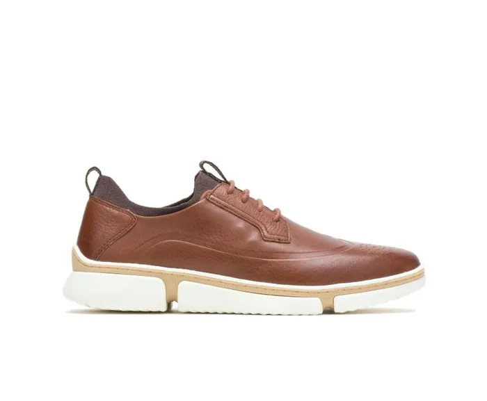 Hush Puppies Sneakers Men Bennet Wingtip Oxford Cognac Leather