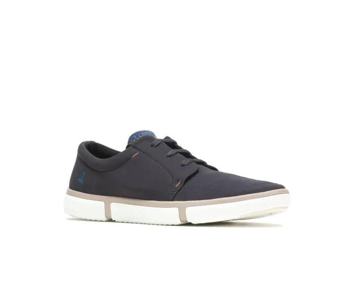 Hush Puppies Sneakers Men Briggs Plain Toe Oxford Navy Textile