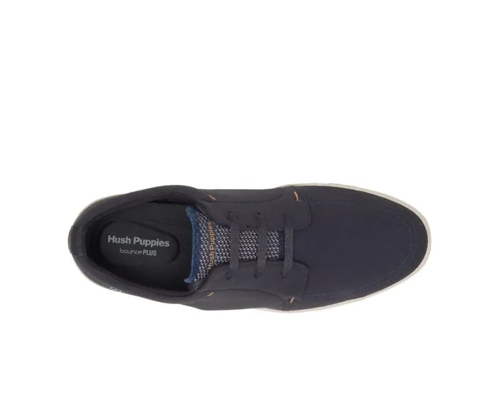 Hush Puppies Sneakers Men Briggs Plain Toe Oxford Navy Textile