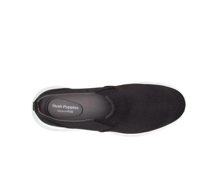 Hush Puppies Sneakers Men Cooper SlipOn Black Heatheredwhite Outsole Hush Puppies Sneakers Men Cooper SlipOn Black Heatheredwhite Outsole
