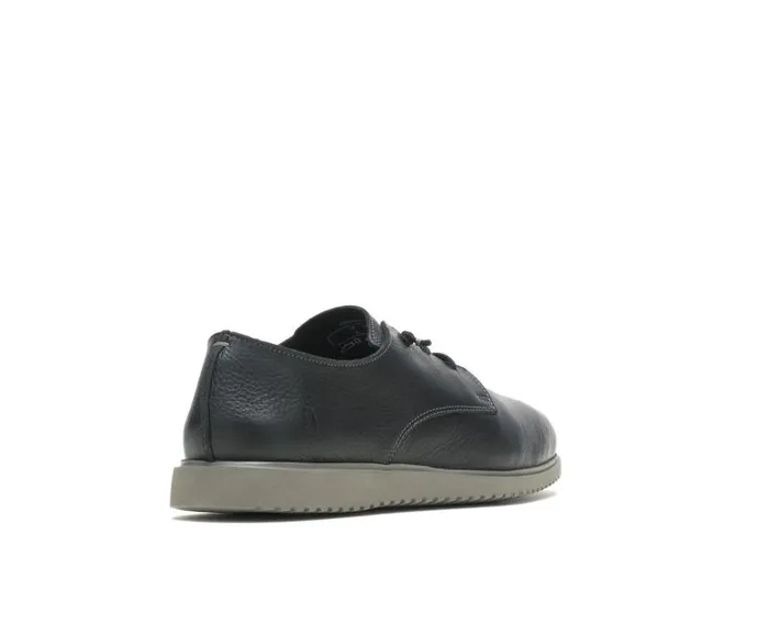 Hush Puppies Sneakers Men Everyday Lace Up Black Leather
